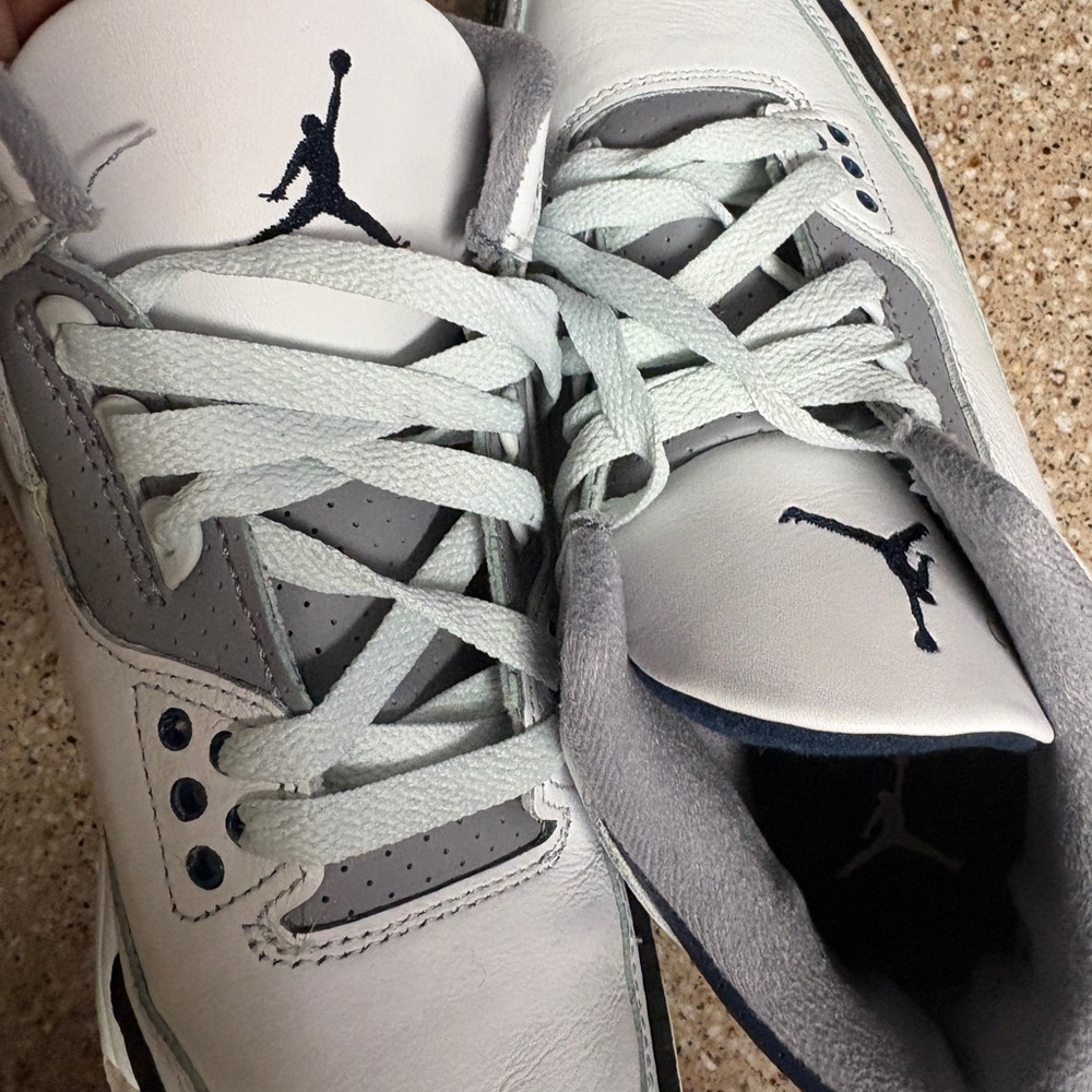Air Jordan Sneakers in White and Gray